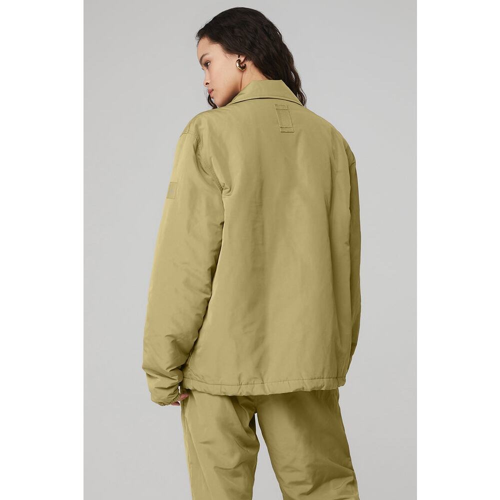 Alo Yogo Legend Jacket In Wasabi Size Small - Picture 3 of 9